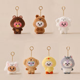 KPOP Animal Plush Doll Keychain Pendant